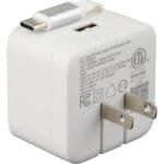 Custom ETL Listed 20W Wall Charger with Retractable Cable - 8