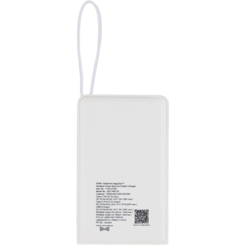Custom IPWR 10000 MagClick™ Powerbank and iWatch Charger - 6