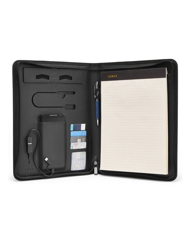 Custom Roma Tech Portfolio With Power Bank And Wireless Charger - 5