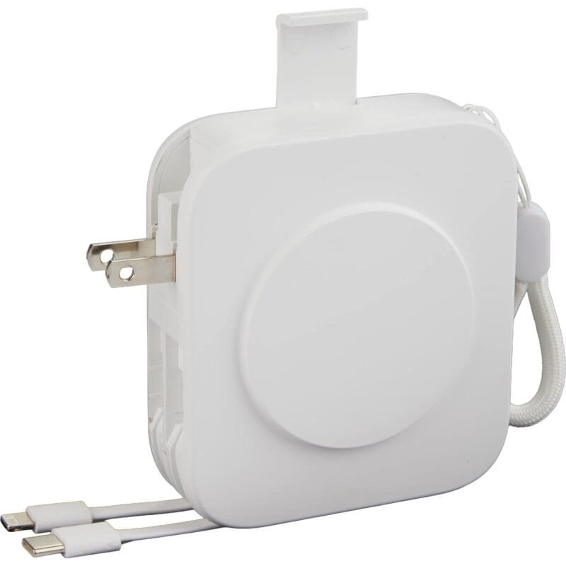 Custom UL Listed 10000 mAh MagClick™ Power Bank with Plug - 5