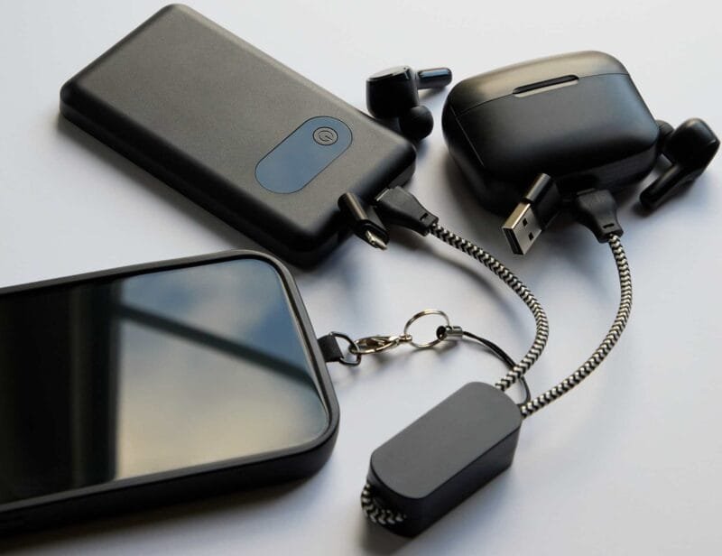 Custom Wrist Link 5-in-1 65W PD Charging Cable Lanyard - 8