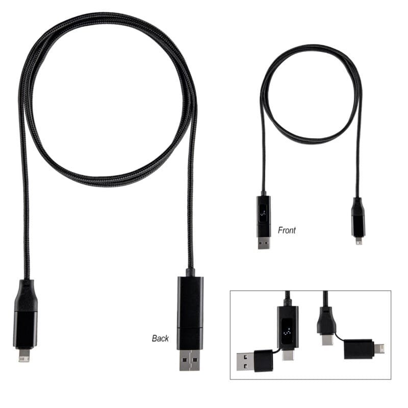 Custom 100w Dual Input Fast Charging Cable - 1