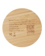 Custom Bamboo 15W Wireless Charging Pad - 1