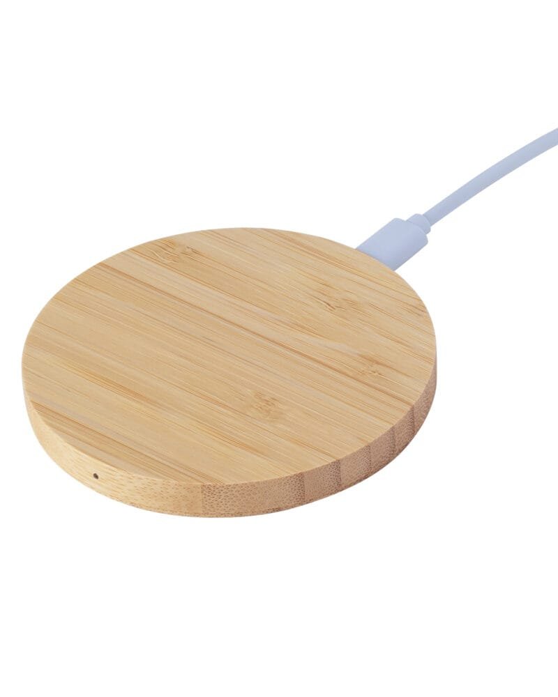 Custom Bamboo 15W Wireless Charging Pad - 2
