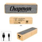 Custom Bamboo & Rpet 200 Mah Power Bank