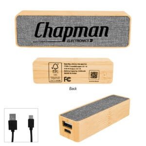Custom Bamboo & Rpet 200 Mah Power Bank