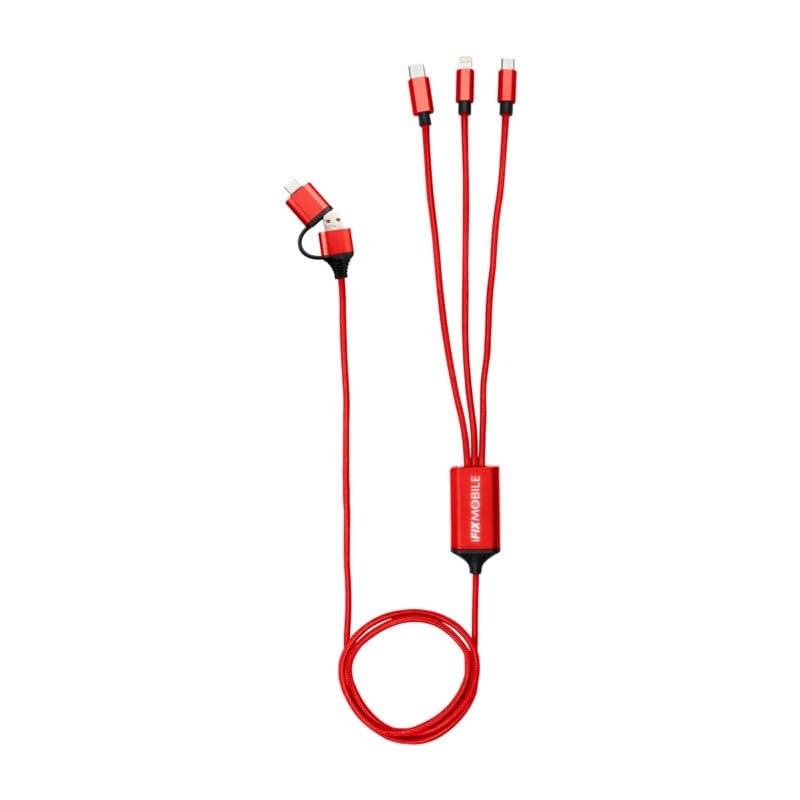 Custom 3' 4-in-1 Charging Cable 2.0 - 8
