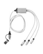 Custom 3-in-1 Charging Cable with Dual Input - 4