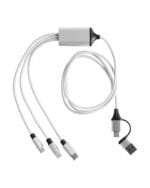 Custom 3-in-1 Charging Cable with Dual Input - 5