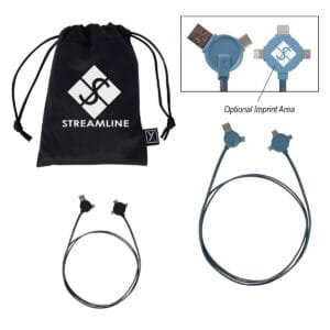 Custom 5' 3-in-1 Lithium Cc - Charging Cable