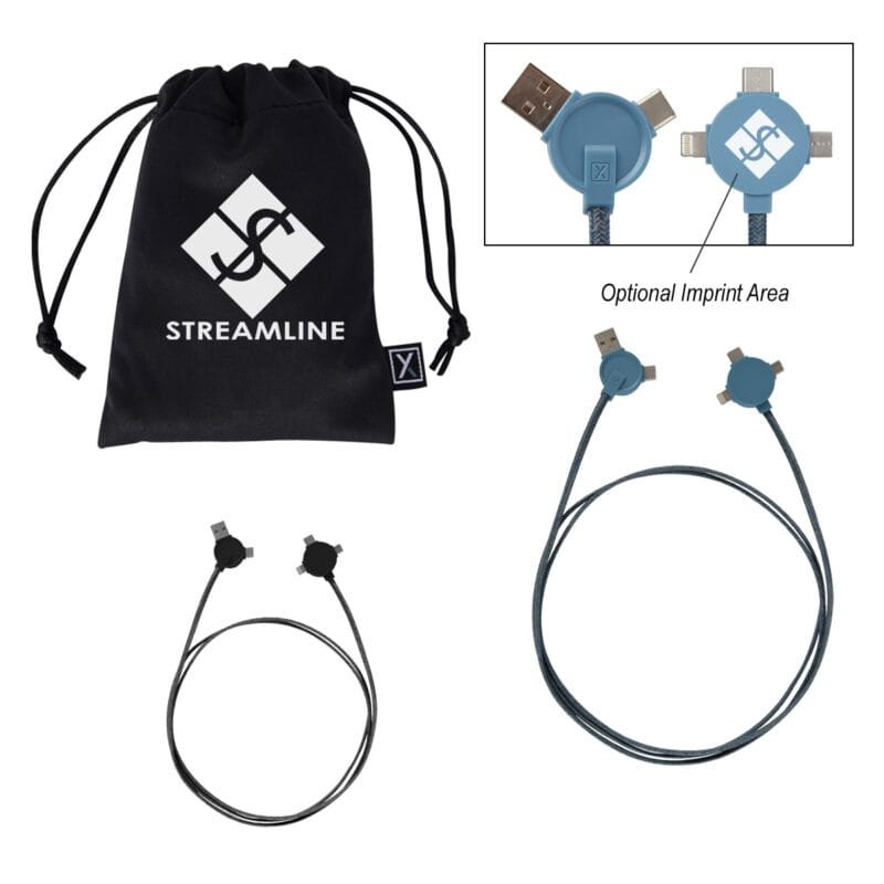 Custom 5' 3-in-1 Lithium Cc - Charging Cable