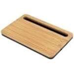Custom 5W Bamboo Desktop Wireless Charger - 9