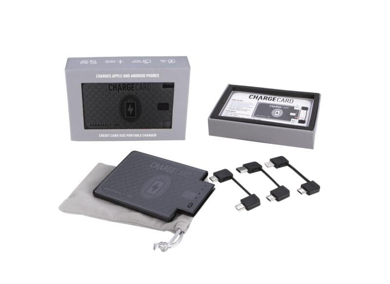 Custom AquaVault® ChargeCard Power Bank 2