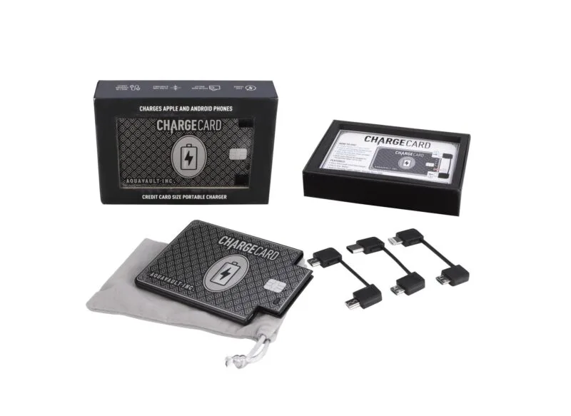 Custom AquaVault® ChargeCard Power Bank 2