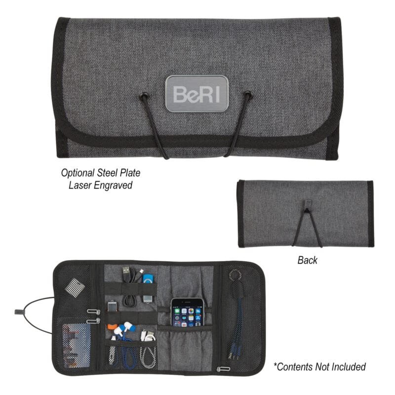 Custom Brandcharger® Phantom Travel & Tech Organizer - 1
