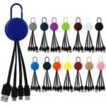 Custom Colorful Clip 3" 1 Charging Cable - 1