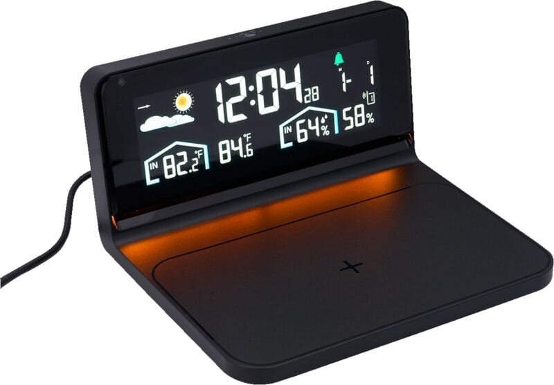 Custom Digital Weather Station and Wireless Charger - 5