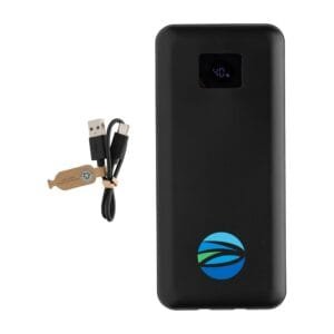 Custom Gridley rPlastic 20000 65W Laptop Powerbank - Black