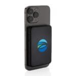 Custom Magnetix Recycled Plastic 5000 mAh Magnetic Powerbank - Black - 2