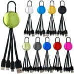 Custom Metallic Easy Clip 3" 1 Charging Cable - 1