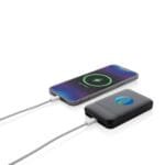 Custom Recycled Plastic 5.000 mAh Powerbank - Black - 4