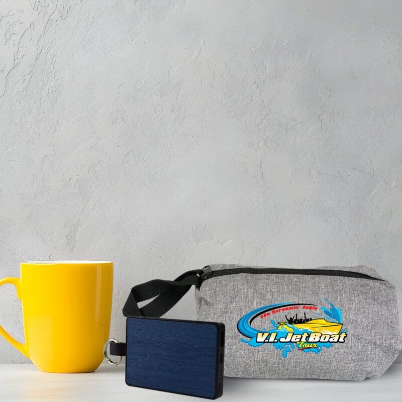 Custom Recycled Woodland Power Bank Set - 8