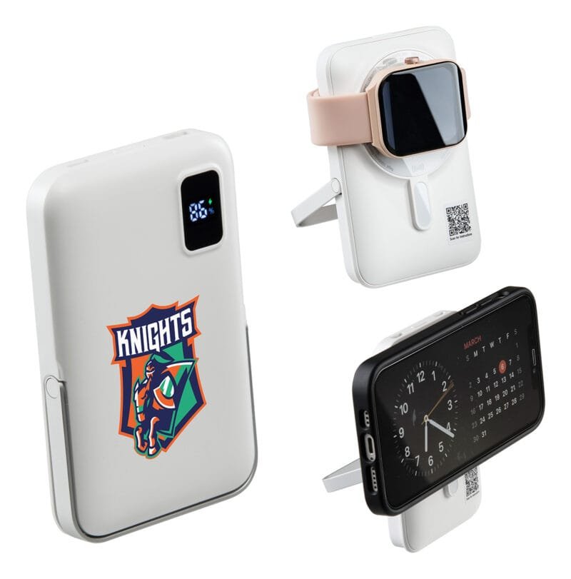 Custom Regal 10000mAh 20W PD Power Bank w/15W Magnetic Wireless Charger