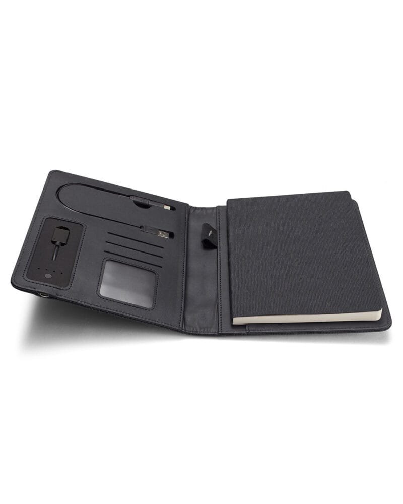 Custom Roma 6"x8" Wireless Power Charger Refillable Journal - 5