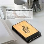 Custom UL Bamboo High Density Volt Power Bank - 5