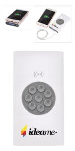 Custom UL Certified Grip Wireless Charger & Power Bank