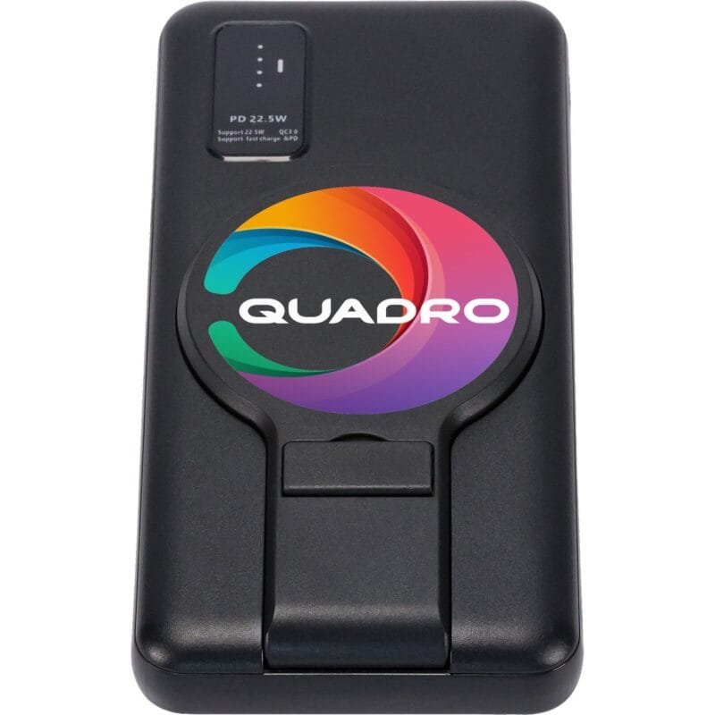 Custom Wireless Power Bank with Stand - 8