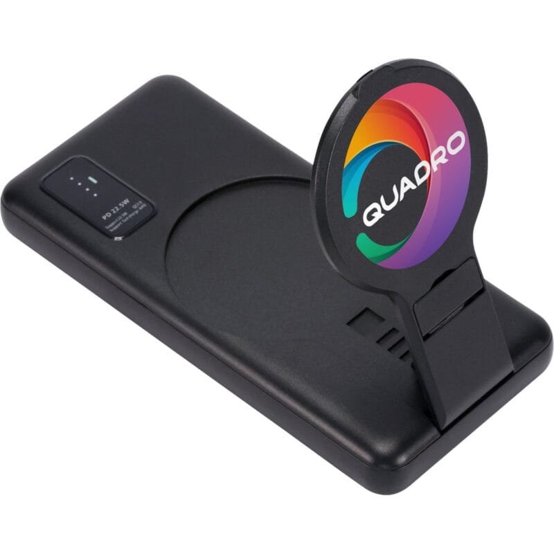 Custom Wireless Power Bank with Stand - 8
