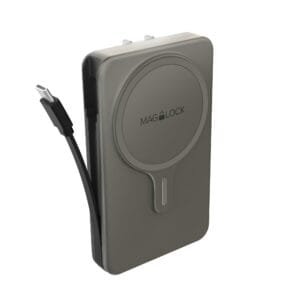 Custom myCharge Maglock Hub+ All-In-One Wireless Charger W/ Built-In Usb-C Cable