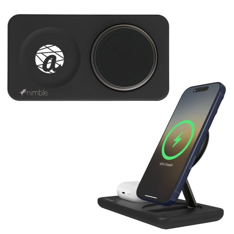 Custom Nimble Podium 2-in-1 Wireless Charging Stand - 3
