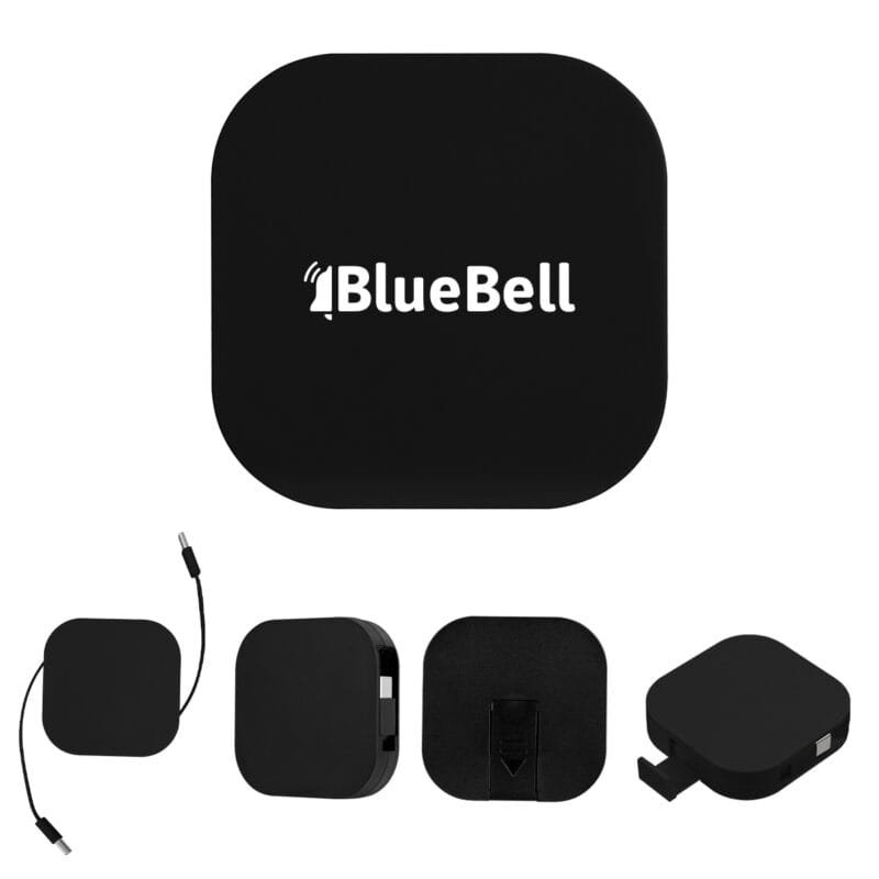 Custom 60w Rabs Retractable Quick Charging Cable & Phone Stand - 2