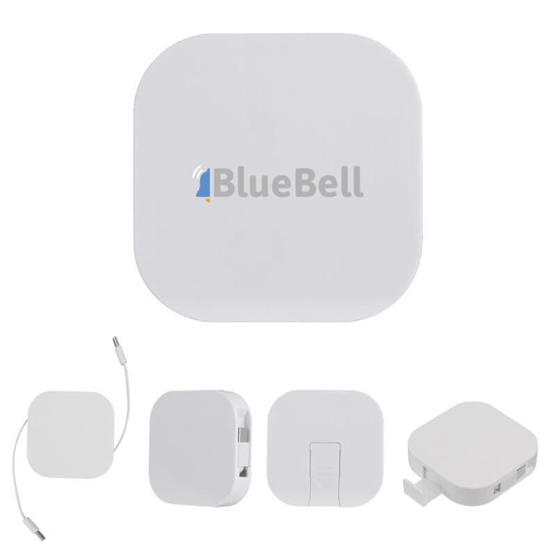 Custom 60w Rabs Retractable Quick Charging Cable & Phone Stand - 5