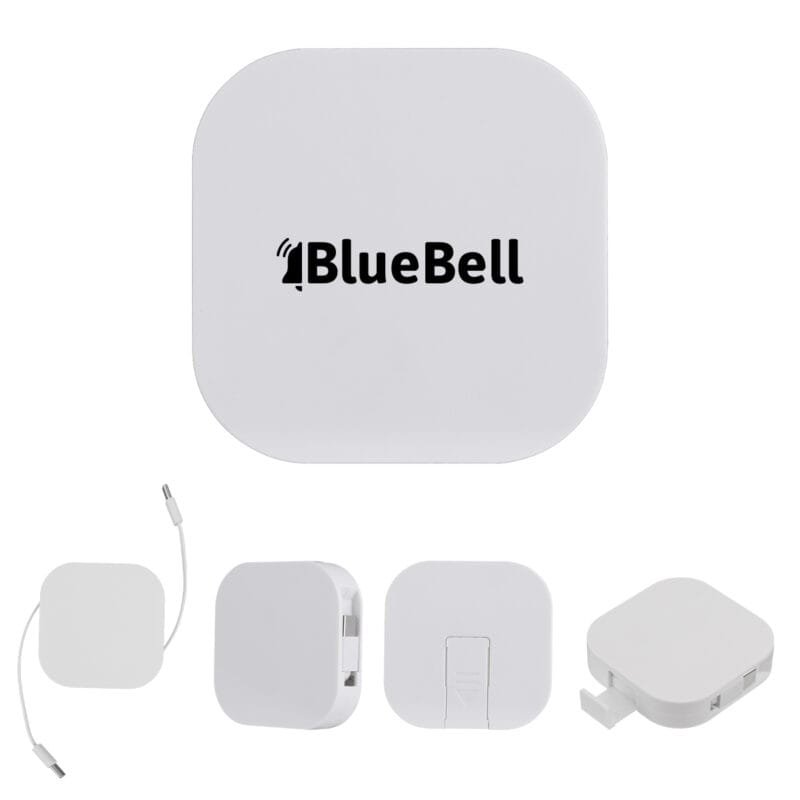 Custom 60w Rabs Retractable Quick Charging Cable & Phone Stand - 6