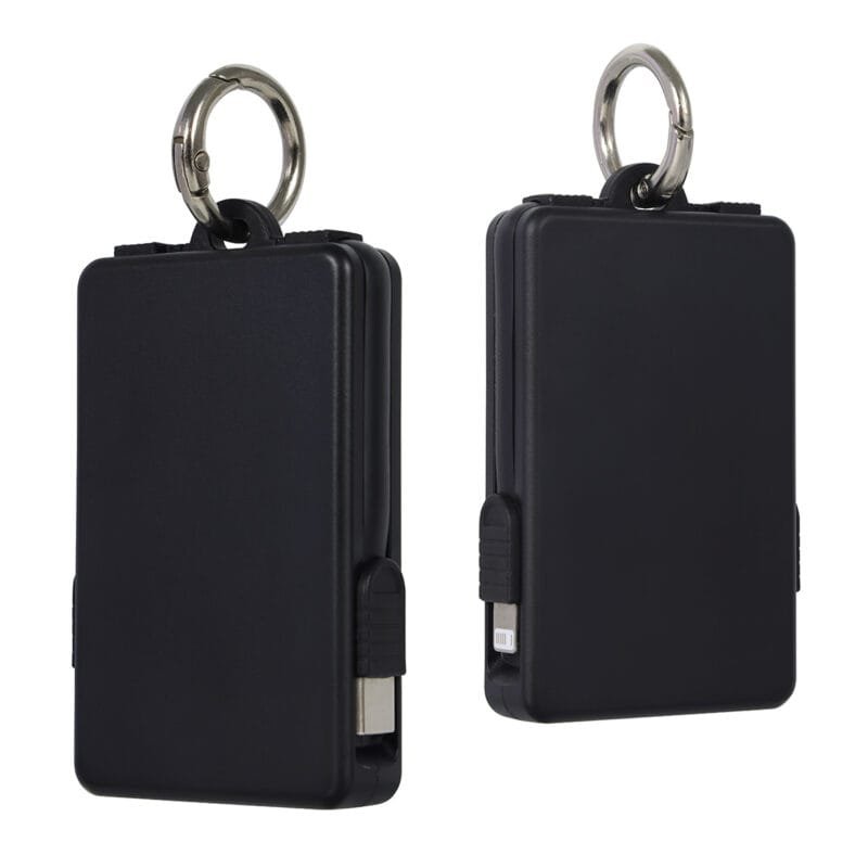 Custom Esprit 2000mAh UL Listed Power Bank with Built-In Cables - 3