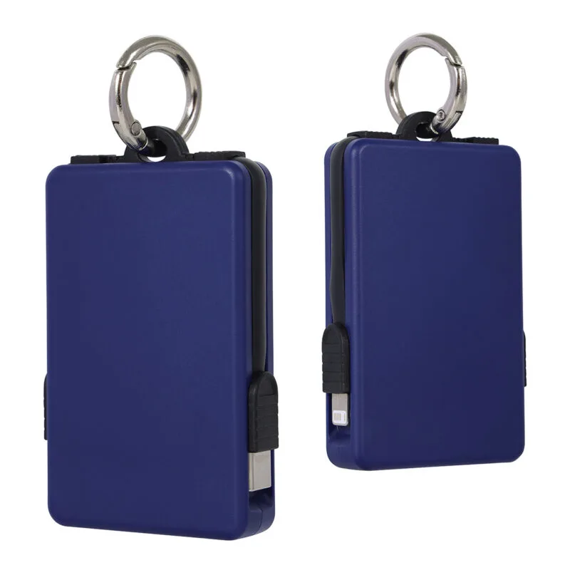 Custom Esprit 2000mAh UL Listed Power Bank with Built-In Cables - 5