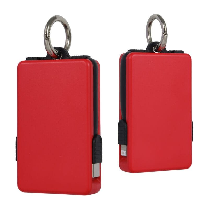 Custom Esprit 2000mAh UL Listed Power Bank with Built-In Cables - 7