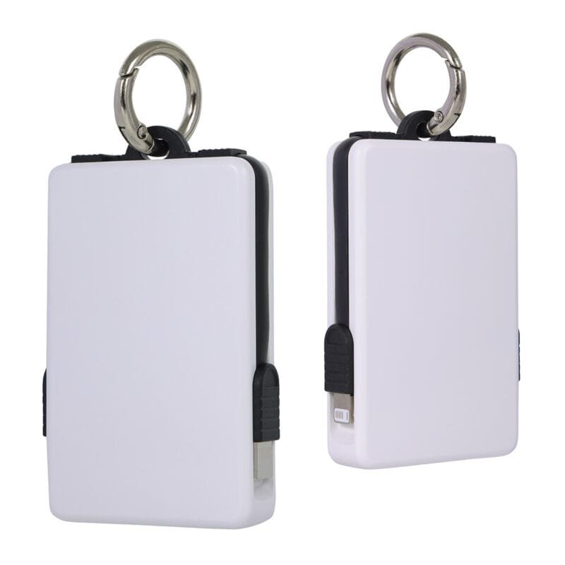 Custom Esprit 2000mAh UL Listed Power Bank with Built-In Cables - 9