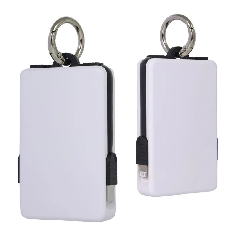 Custom Esprit 2000mAh UL Listed Power Bank with Built-In Cables - 9