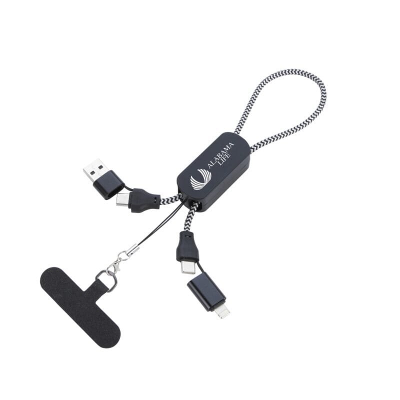 Custom Wrist Strap Power Delivery Recycled Charging Cable 65W - 2