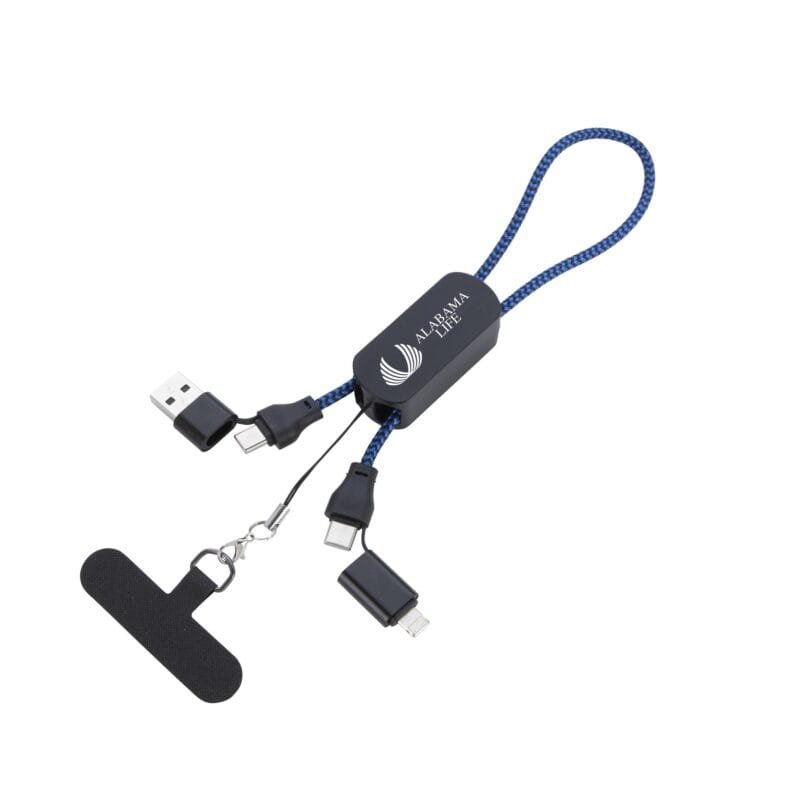 Custom Wrist Strap Power Delivery Recycled Charging Cable 65W