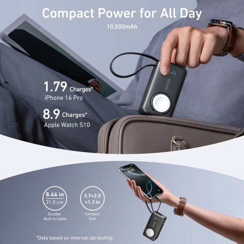 Custom Anker MagGo Power Bank (10K