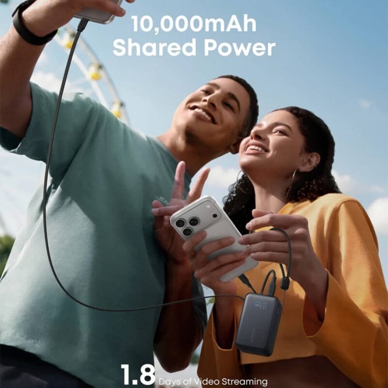 Built-In Retractable USB-C Cable) - 2