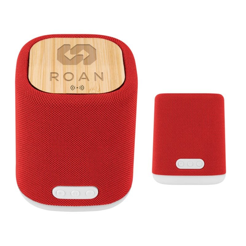 Custom Recycled Light Up Speaker & Wireless Charger - 8