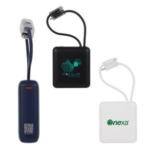 Custom Vanguard 10000mAh 20W PD Power Bank with Charging Cable Lanyard