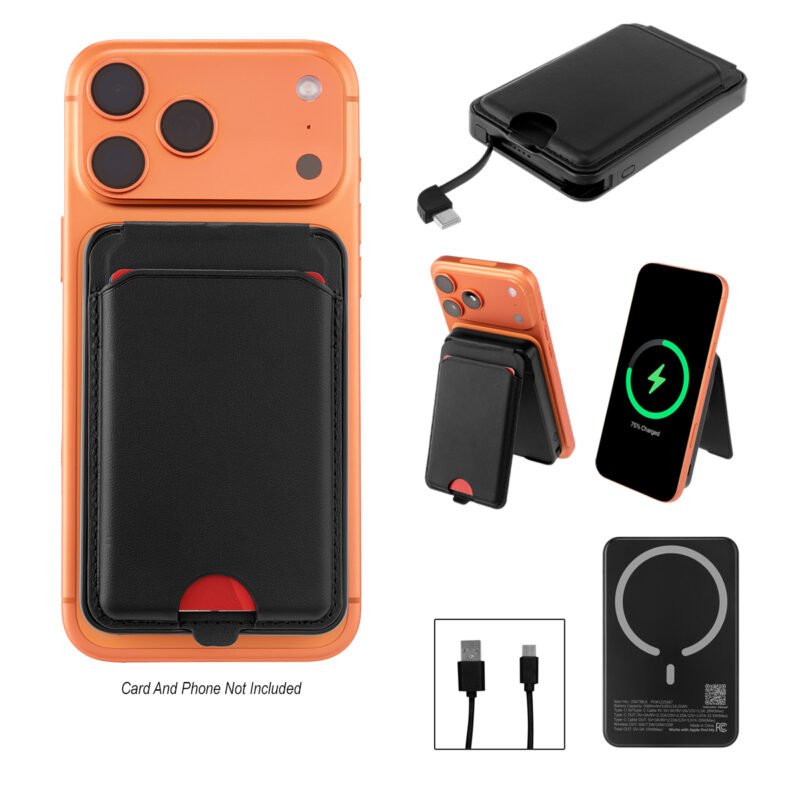 000 Mah Mag Max Charger & Card Wallet