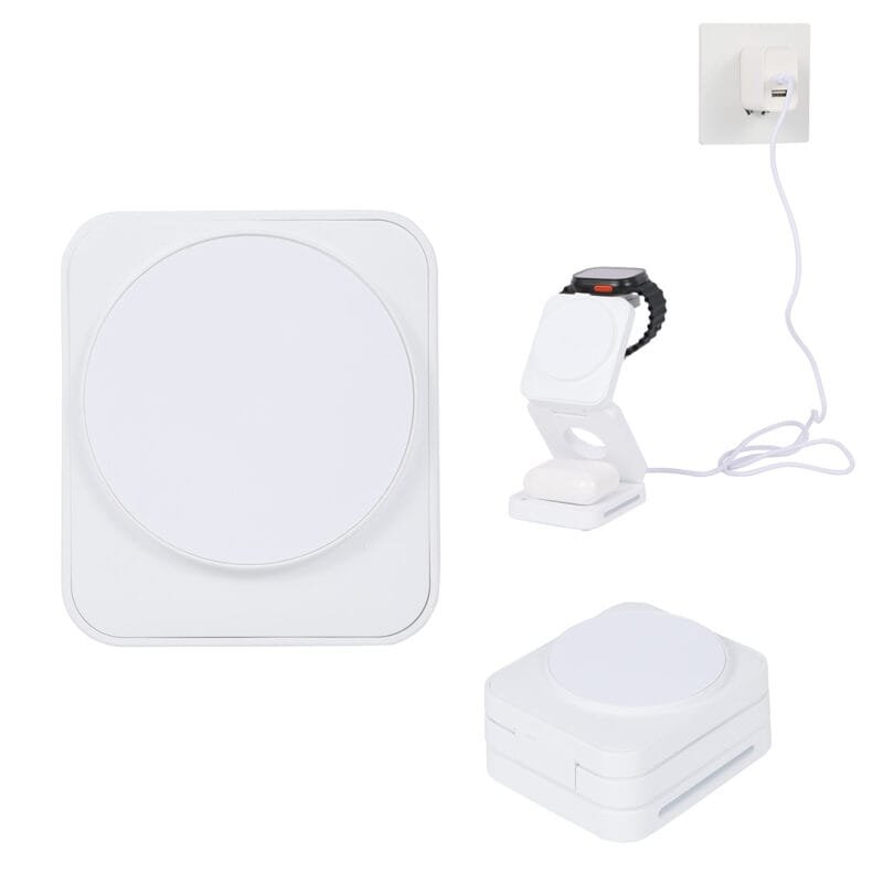 Custom Apex 3-in-1 Foldable Magnetic Wireless Charging Station - 1